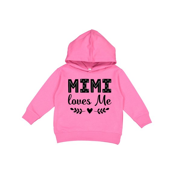 Inktastic Mimi Loves Me Baby Clothes Girl Toddler Hoodie
