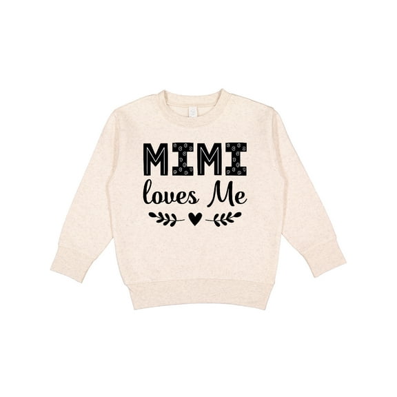Inktastic Mimi Loves Me Baby Clothes Girl Toddler Sweatshirt