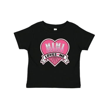Inktastic Mimi Loves Me Girls Granddaughter Girls Baby T-Shirt
