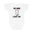 thumbnail image 1 of Inktastic Mimi Loves Me Grandchild Girls Girls Baby Bodysuit, 1 of 5