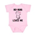 thumbnail image 1 of Inktastic Mimi Loves Me Grandchild Girls Girls Baby Bodysuit, 1 of 5