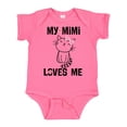 thumbnail image 1 of Inktastic Mimi Loves Me Grandchild Girls Girls Baby Bodysuit, 1 of 5