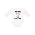 thumbnail image 1 of Inktastic Mimi Loves Me Grandchild Girls Girls Long Sleeve Baby Bodysuit, 1 of 5