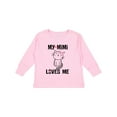 thumbnail image 1 of Inktastic Mimi Loves Me Grandchild Girls Girls Long Sleeve Toddler T-Shirt, 1 of 5