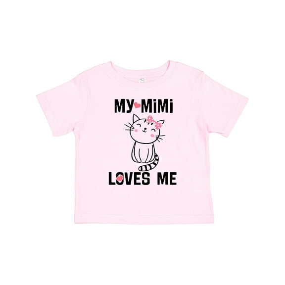 Inktastic Mimi Loves Me Grandchild Girls Girls Toddler T-Shirt