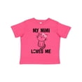 thumbnail image 1 of Inktastic Mimi Loves Me Grandchild Girls Girls Toddler T-Shirt, 1 of 5