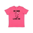 thumbnail image 1 of Inktastic Mimi Loves Me Grandchild Girls Youth T-Shirt, 1 of 5