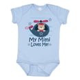 thumbnail image 1 of Inktastic Mimi Loves Me Grandson Boy Bear Boys Baby Bodysuit, 1 of 5
