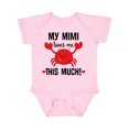 thumbnail image 1 of Inktastic Mimi Loves Me Grandson Boys or Girls Baby Bodysuit, 1 of 5
