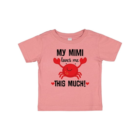 Inktastic Mimi Loves Me Grandson Boys or Girls Baby T-Shirt