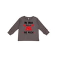 thumbnail image 1 of Inktastic Mimi Loves Me Grandson Boys or Girls Long Sleeve Toddler T-Shirt, 1 of 5