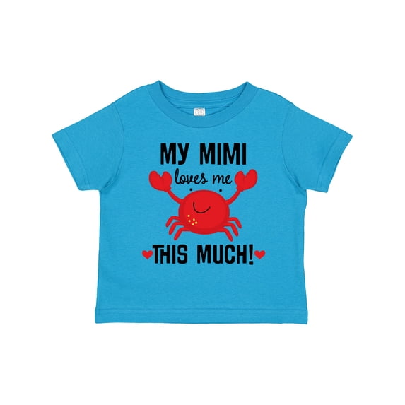 Inktastic Mimi Loves Me Grandson Boys or Girls Toddler T-Shirt