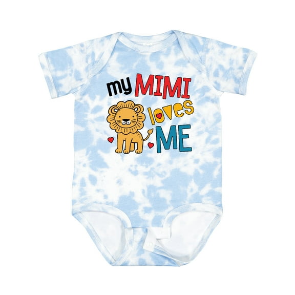Inktastic Mimi Loves Me Grandson Lion Boys Baby Bodysuit
