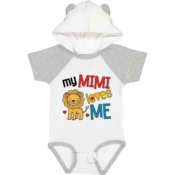 Inktastic Mimi Loves Me Grandson Lion Boys Baby Bodysuit