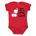 thumbnail image 1 of Inktastic Mimi Loves Me Lots and Lots- Cute Elephant Boys or Girls Baby Bodysuit, 1 of 5