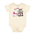thumbnail image 1 of Inktastic Mimi Loves Me Lots and Lots- Cute Elephant Boys or Girls Baby Bodysuit, 1 of 5