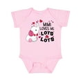 thumbnail image 1 of Inktastic Mimi Loves Me Lots and Lots- Cute Elephant Boys or Girls Baby Bodysuit, 1 of 5