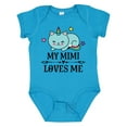 thumbnail image 1 of Inktastic Mimi Loves Me Unicorn Cat Girls Baby Bodysuit, 1 of 5