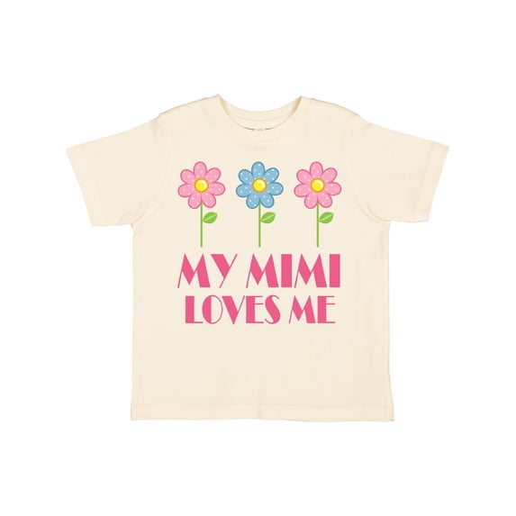 Inktastic Mimi Loves Me daisies Girls Toddler T-Shirt