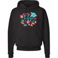 thumbnail image 1 of Inktastic Mimi Retro Flowers Adult Hoodie Sweatshirt, 1 of 4