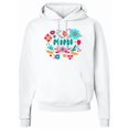 thumbnail image 1 of Inktastic Mimi Retro Flowers Adult Hoodie Sweatshirt, 1 of 4