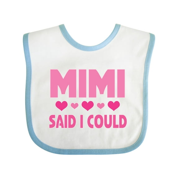 Inktastic Mimi Said Could Funny Granddaughter Girls Baby Bib