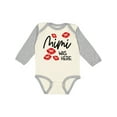 thumbnail image 1 of Inktastic Mimi Was Here Red Kisses Boys or Girls Long Sleeve Baby Bodysuit, 1 of 5