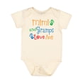 thumbnail image 1 of Inktastic Mimi and Gramps Love Me Boys or Girls Baby Bodysuit, 1 of 5