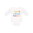 thumbnail image 1 of Inktastic Mimi and Gramps Love Me Boys or Girls Long Sleeve Baby Bodysuit, 1 of 5