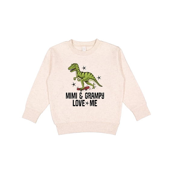 Inktastic Mimi and Grampy Dinosaur Grandchild Toddler Sweatshirt
