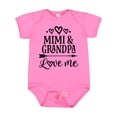 thumbnail image 1 of Inktastic Mimi and Grandpa Love Me Girls Baby Bodysuit, 1 of 5