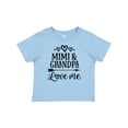 thumbnail image 1 of Inktastic Mimi and Grandpa Love Me Girls Baby T-Shirt, 1 of 5