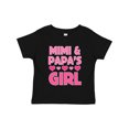 thumbnail image 1 of Inktastic Mimi and Papa Girl Grandchild Valentine Girls Toddler T-Shirt, 1 of 5