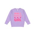 thumbnail image 1 of Inktastic Mimi and Papa Girl Grandchild Valentine Toddler Sweatshirt, 1 of 4