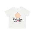 thumbnail image 1 of Inktastic Mimi and Papa Love Me Baby Girl Girls Baby T-Shirt, 1 of 5