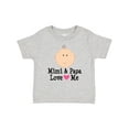 thumbnail image 1 of Inktastic Mimi and Papa Love Me Baby Girl Girls Baby T-Shirt, 1 of 5