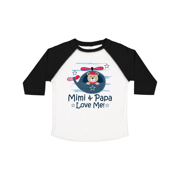Inktastic Mimi and Papa Love Me Boys Boys Toddler T-Shirt