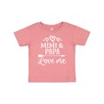 thumbnail image 1 of Inktastic Mimi and Papa Love Me Boys or Girls Baby T-Shirt, 1 of 5