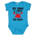 thumbnail image 1 of Inktastic Mimi and Papa Love Me Crab Boys or Girls Baby Bodysuit, 1 of 5