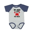 thumbnail image 1 of Inktastic Mimi and Papa Love Me Crab Boys or Girls Baby Bodysuit, 1 of 5