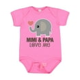 thumbnail image 1 of Inktastic Mimi and Papa Love Me Elephant Boys or Girls Baby Bodysuit, 1 of 5