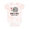 thumbnail image 1 of Inktastic Mimi and Papa Love Me Elephant Boys or Girls Baby Bodysuit, 1 of 5