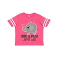 thumbnail image 1 of Inktastic Mimi and Papa Love Me Elephant Boys or Girls Toddler T-Shirt, 1 of 5