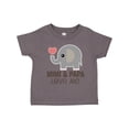 thumbnail image 1 of Inktastic Mimi and Papa Love Me Elephant Boys or Girls Toddler T-Shirt, 1 of 5