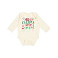 thumbnail image 1 of Inktastic Mimi and Papa Love Me Girls Long Sleeve Baby Bodysuit, 1 of 5