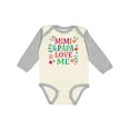 thumbnail image 1 of Inktastic Mimi and Papa Love Me Girls Long Sleeve Baby Bodysuit, 1 of 5