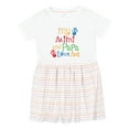 thumbnail image 1 of Inktastic Mimi and Papa Love Me Girls Toddler Dress, 1 of 5