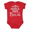 thumbnail image 1 of Inktastic Mimi and Papa Love Me for Grandchild Boys or Girls Baby Bodysuit, 1 of 5