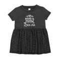 thumbnail image 1 of Inktastic Mimi and Papaw Grandchild Girls Baby Dress, 1 of 5