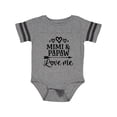 thumbnail image 1 of Inktastic Mimi and Papaw Love Me Boys or Girls Baby Bodysuit, 1 of 4